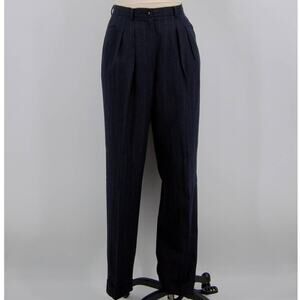Vintage DKNY Wool Pin Strip Pants